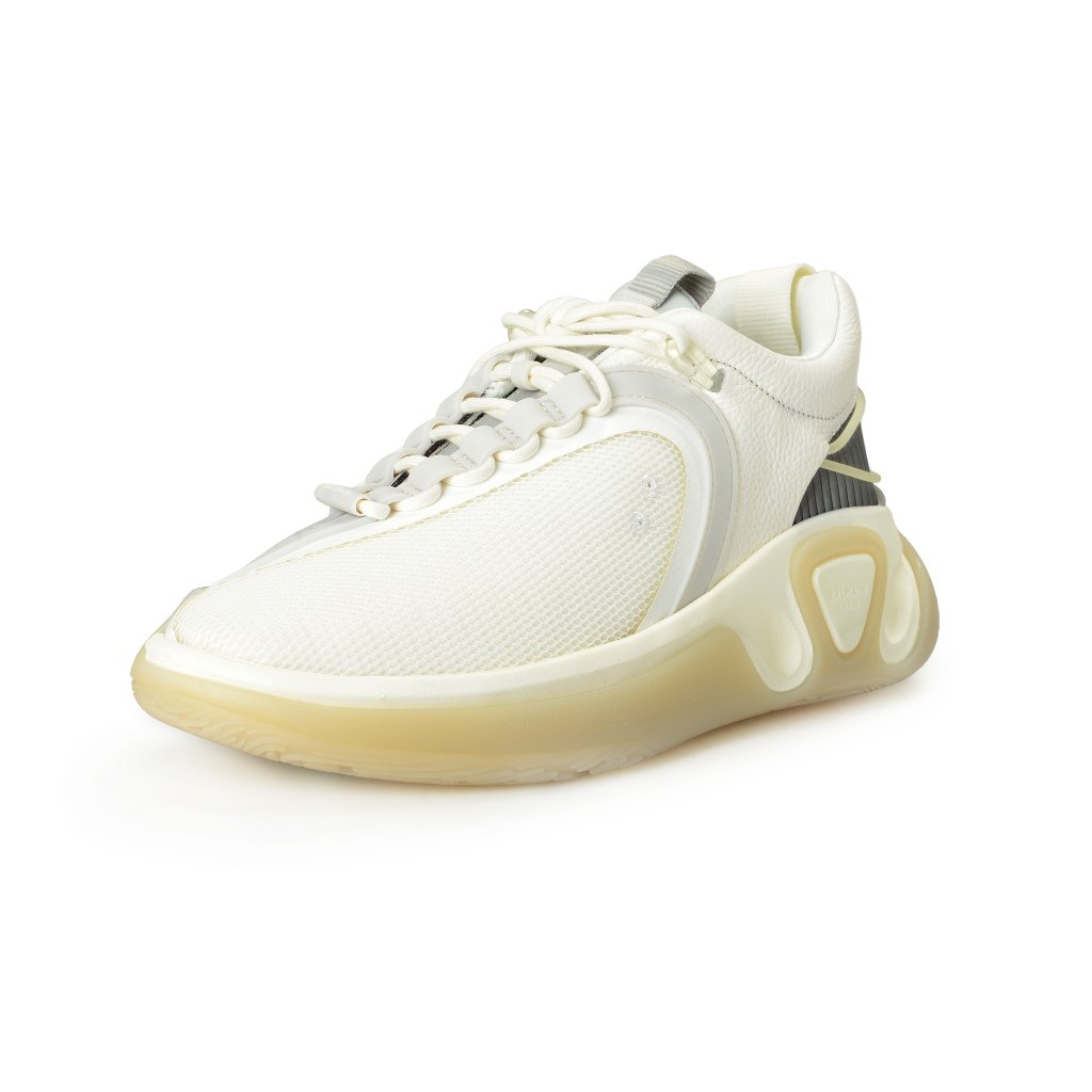 Balmain Men's "B Runner" Canvas & Leather Athletic Sneakers Shoes Us 9 Eur 42